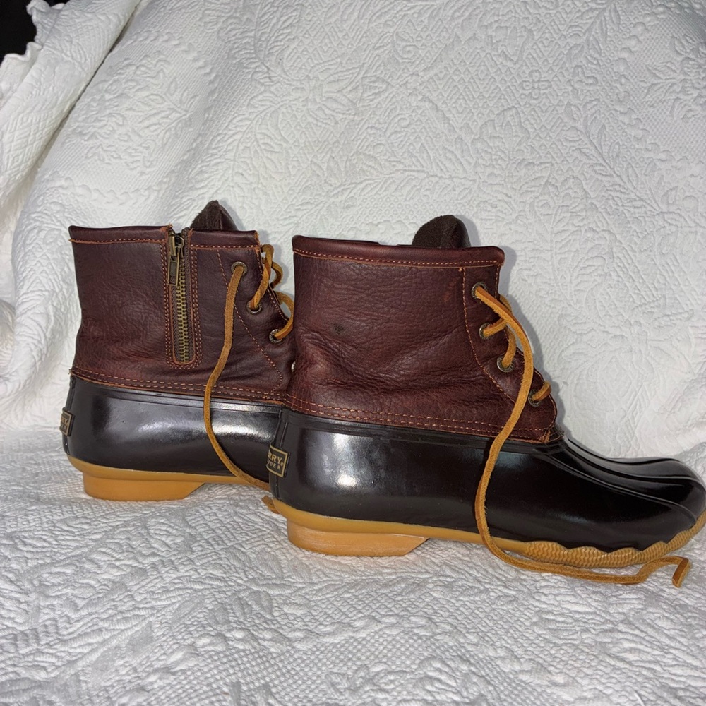 Sperry Black and Brown Duck Boots - Picture 16 of 16